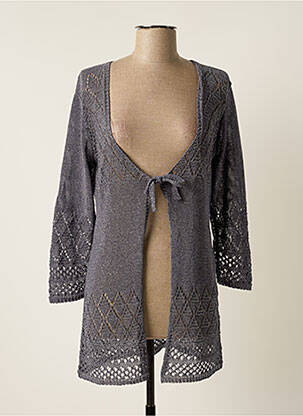 Vestă cu mâneci lungi albastru FINETTE femeie