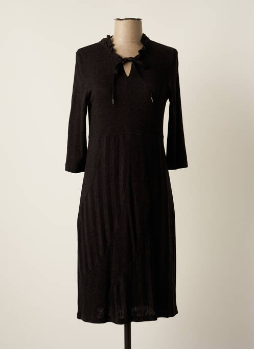 Rochie midi negru UN POINT C EST TOUT femeie