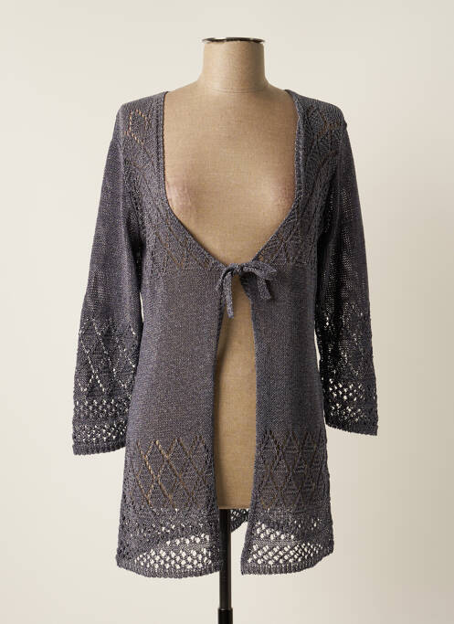 Vestă cu mâneci lungi albastru FINETTE femeie