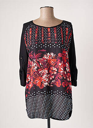 Tunică mâneci lungi negru PAUSE CAFE femeie