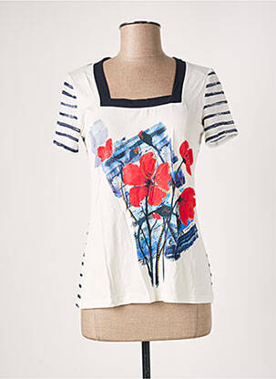 Tricou bej PAUSE CAFE femeie