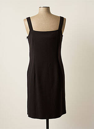 Rochie midi guler rotund bretele subțiri negru JEAN DELFIN femeie