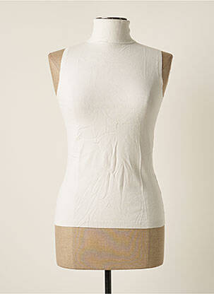 Pulover alb PAUSE CAFE femeie