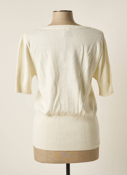 Vestă cu mâneci scurte bej PAUSE CAFE femeie