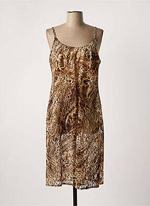 Rochie de plajă maro ANITA femeie