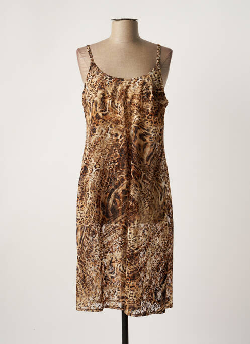 Rochie de plajă maro ANITA femeie