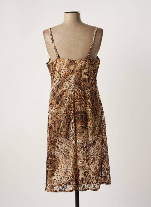 Rochie de plajă maro ANITA femeie