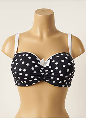 Sutien de costum de baie negru ANTIGEL femeie