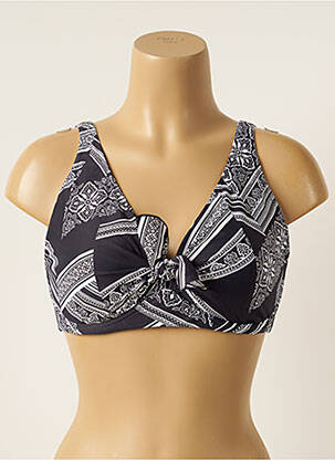 Sutien de costum de baie negru ANTIGEL femeie