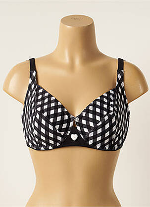 Sutien de costum de baie negru ANTIGEL femeie