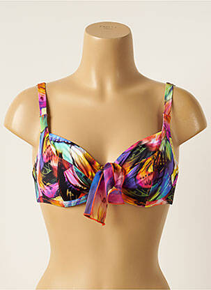 Sutien de costum de baie portocaliu ANTIGEL femeie