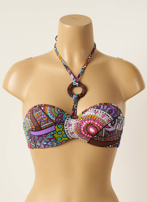 Sutien de costum de baie maro ANTIGEL femeie