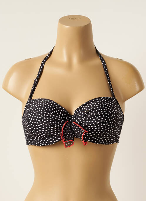 Sutien de costum de baie negru ANTIGEL femeie