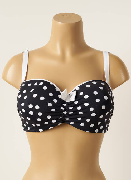 Sutien de costum de baie negru ANTIGEL femeie