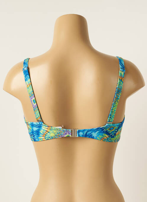 Sutien de costum de baie albastru ANTIGEL femeie