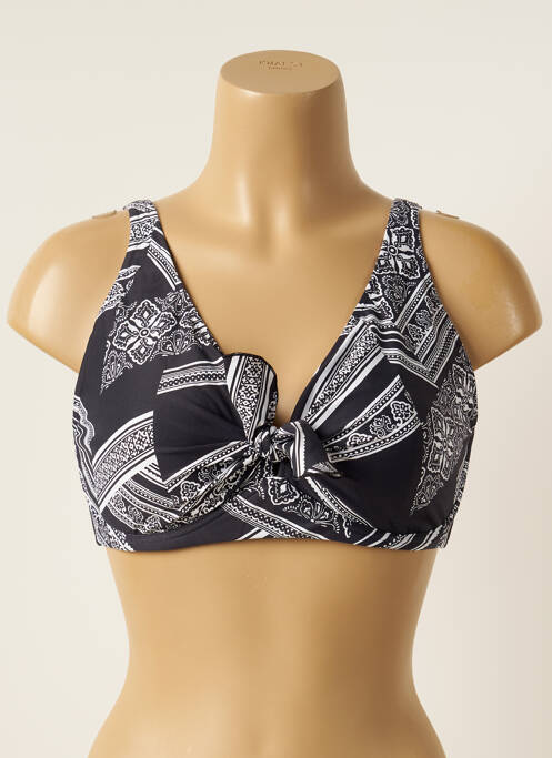 Sutien de costum de baie negru ANTIGEL femeie