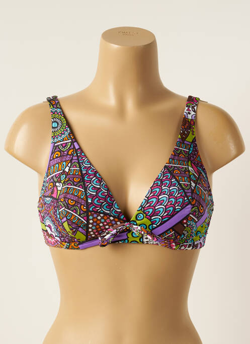 Sutien de costum de baie albastru ANTIGEL femeie