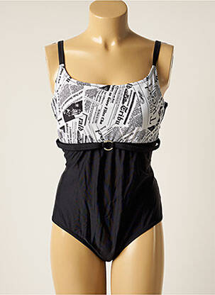 Costum de baie dintr-o singură piesă negru ROSE POMME femeie