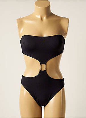 Costum de baie dintr-o singură piesă top bentiță top bentiță negru ROSE POMME femeie