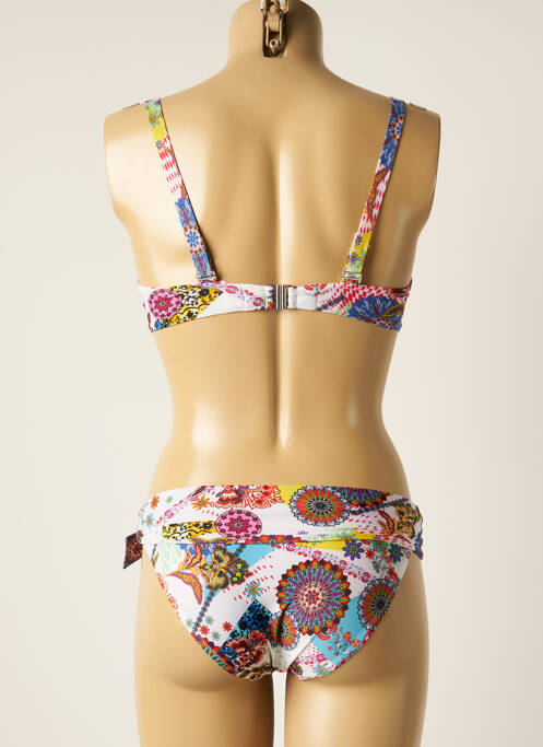 Costum de baie din două piese alb ANTIGEL femeie