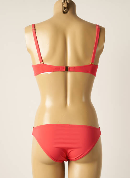 Costum de baie din două piese roșu ANTIGEL femeie