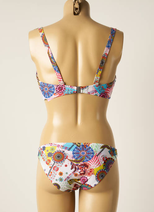 Costum de baie din două piese alb ANTIGEL femeie