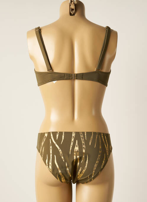 Costum de baie din două piese verde ANTIGEL femeie