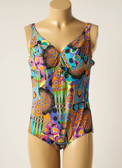 Costum de baie dintr-o singură piesă albastru ANTIGEL femeie