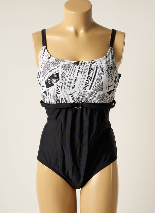 Costum de baie dintr-o singură piesă negru ROSE POMME femeie