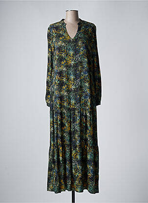 Rochie lungă verde SKFK femeie