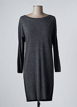 Rochie midi mâneci lungi mâneci lungi gri NINATI femeie