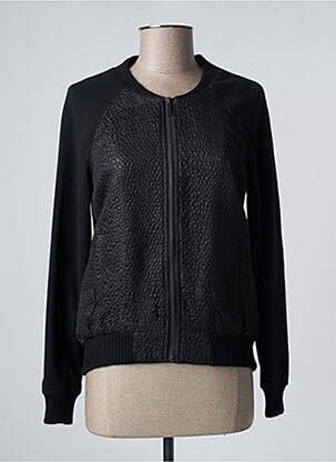 Geacă efect material satinat negru SACK'S femeie