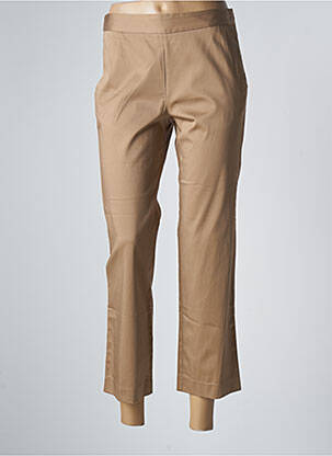 Pantalon 7/8 elasticitate mărime normală maro NINATI femeie