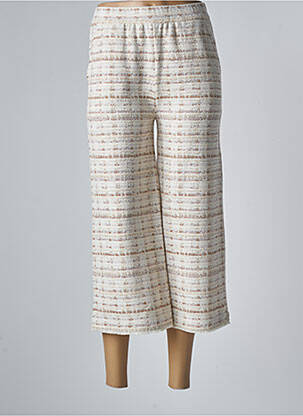 Pantalon trei sferturi bej NINATI femeie