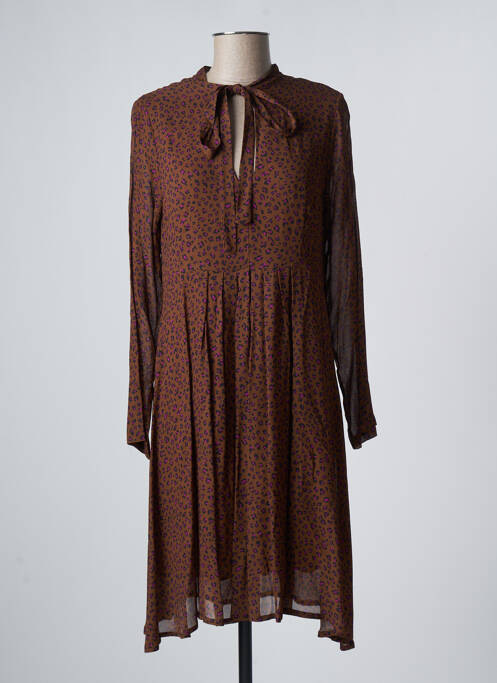 Rochie midi maro NINATI femeie