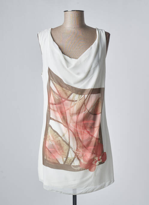 Tunică fără mâneci alb JUST BE femeie