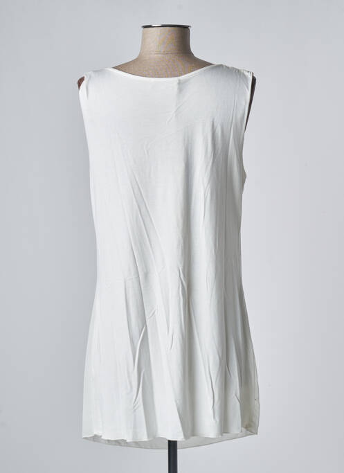 Tunică fără mâneci alb JUST BE femeie