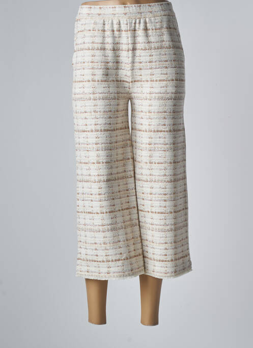 Pantalon trei sferturi bej NINATI femeie