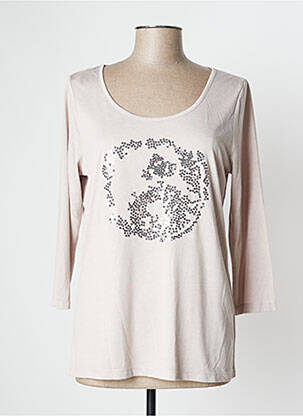 Top bej MARBLE femeie