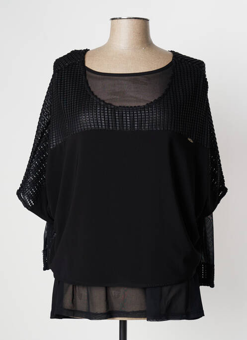 Top negru DECATHLON femeie