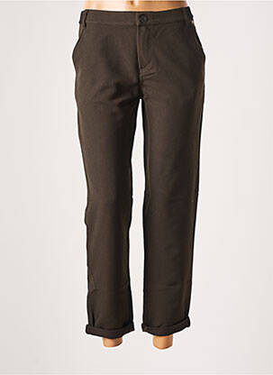 Pantalon 7/8 elasticitate mărime normală maro BANANA MOON femeie