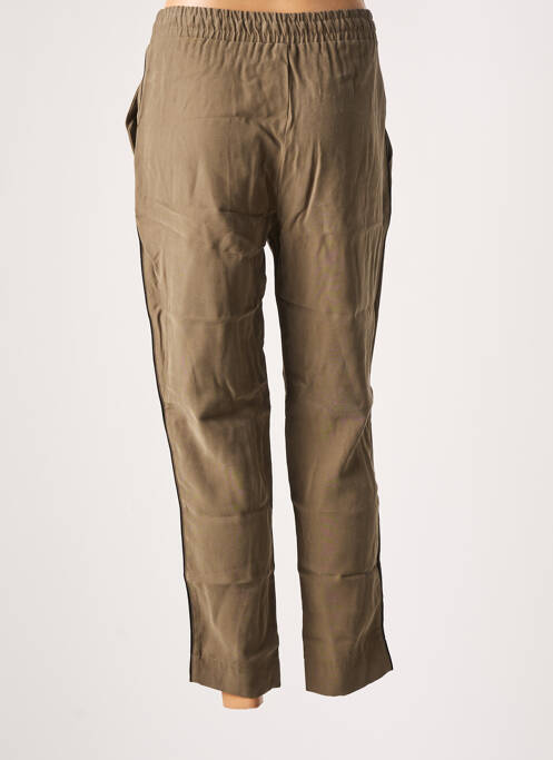 Jegging broderie galoni laterali mărime normală verde BANANA MOON femme