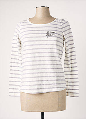Tricou mâneci lungi mâneci lungi gri BANANA MOON femeie