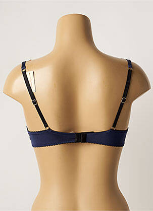 Sutien efect material satinat top sutien push-up albastru BANANA MOON femeie