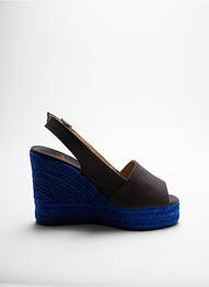 Espadrile țesătură pânză toc înalt de 10cm și mai mult albastru CASTANER femeie