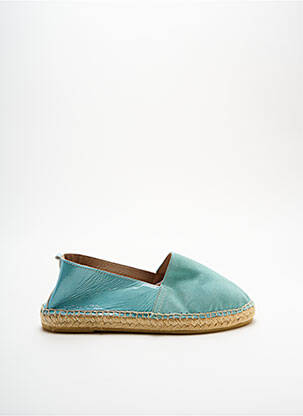 Espadrile nubuc toc plat până la 3 cm albastru L'ESPADRILLE DE NICOLE femeie