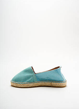 Espadrile nubuc toc plat până la 3 cm albastru L'ESPADRILLE DE NICOLE femeie