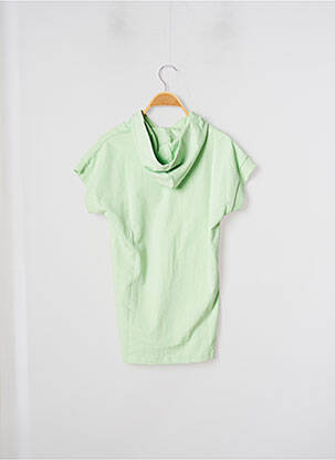 Rochie midi mâneci scurte mâneci scurte verde TIFFOSI fată