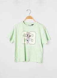 Tricou croială dreaptă mâneci scurte verde TIFFOSI fată
