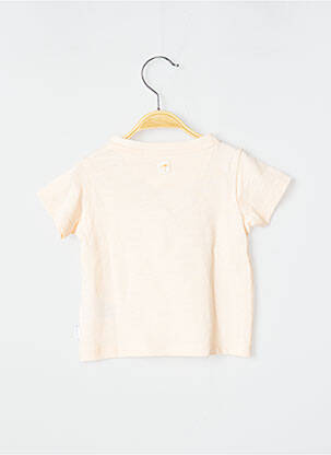 Tricou croială dreaptă mâneci scurte roz NOPPIES fată